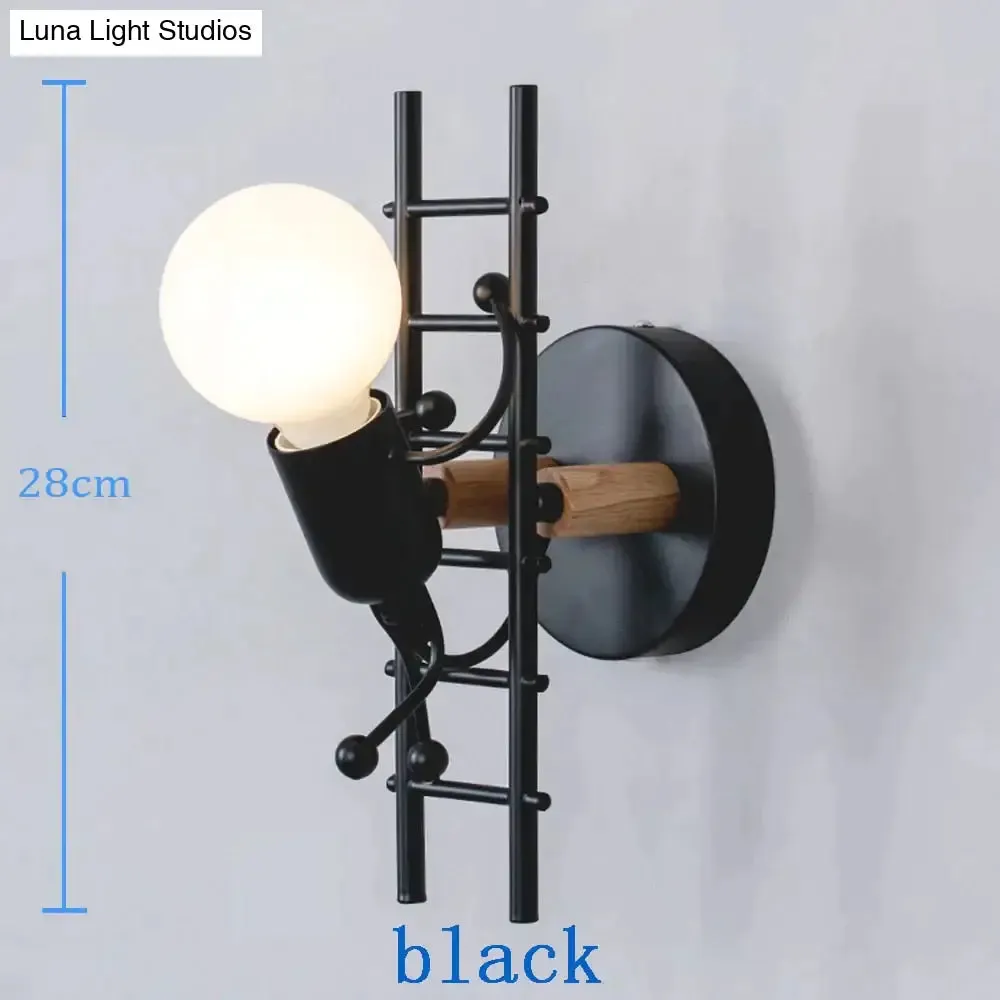 Modern Creative Minimalism Metal Robot Ants Lamps for Kids Baby Living room