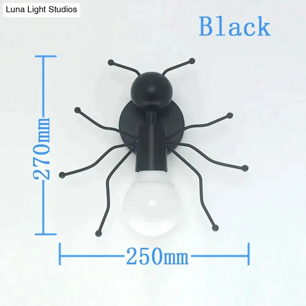 Modern Creative Minimalism Metal Robot Ants Lamps for Kids Baby Living room