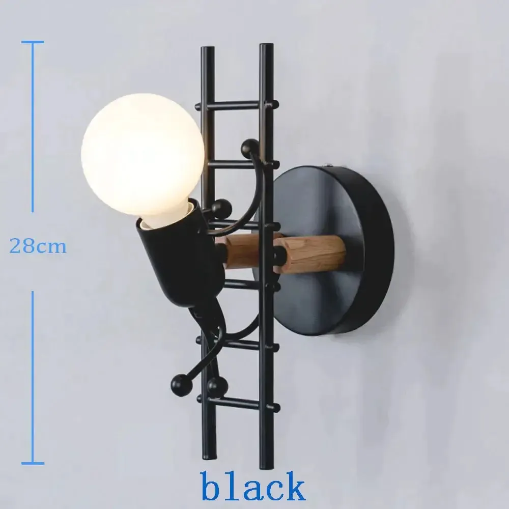 Modern Creative Minimalism Metal Robot Ants Lamps for Kids Baby Living room