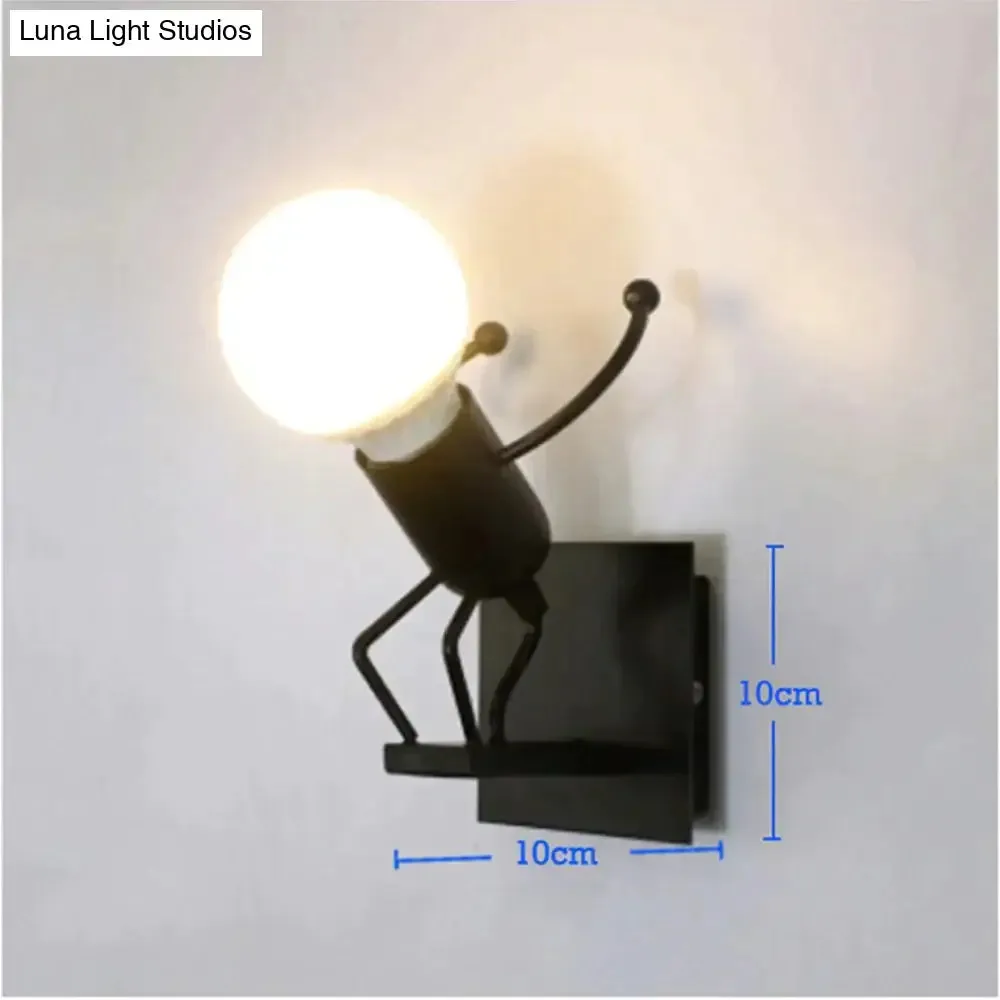 Modern Creative Minimalism Metal Robot Ants Lamps for Kids Baby Living room