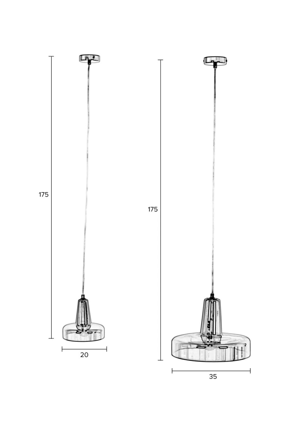 Modern Industrial Pendant Lamps S | DF Anshin