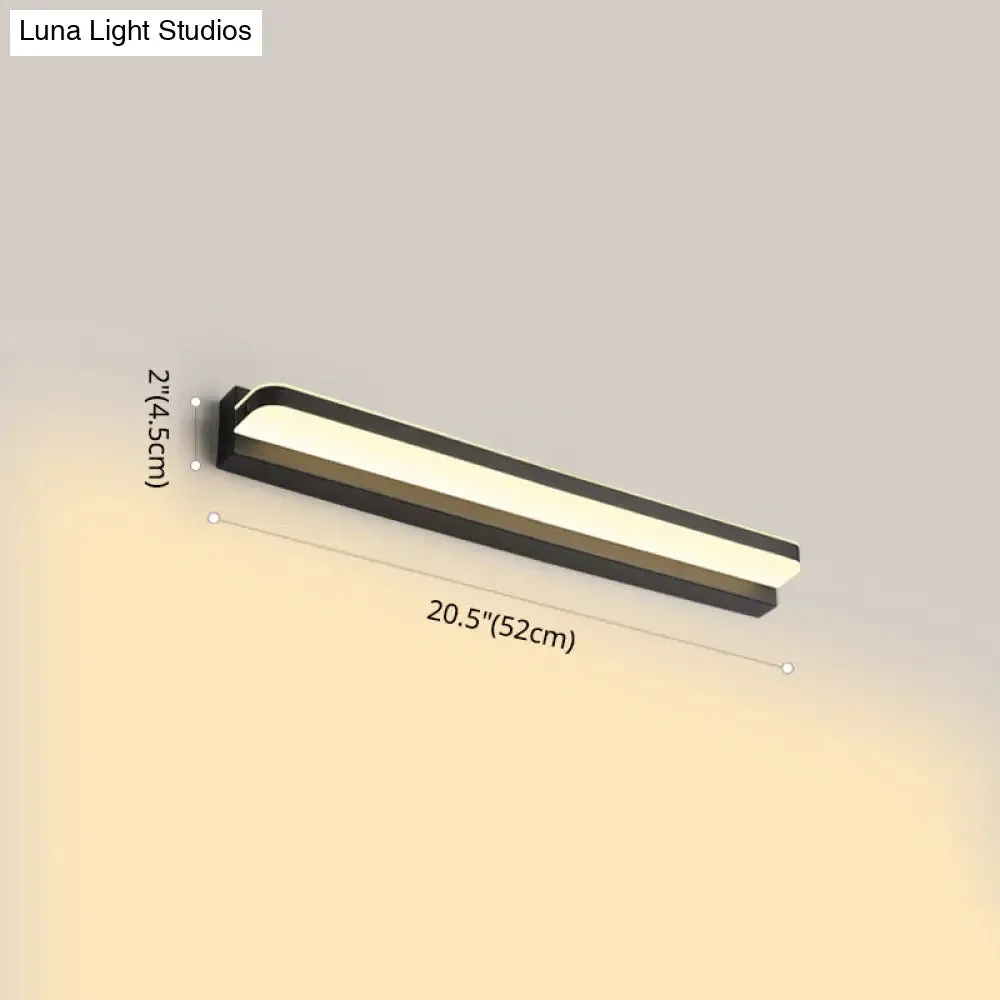 Modern Linear Vanity Wall Lamp – Stylish Bathroom Lighting Solution with Multiple Sight Options