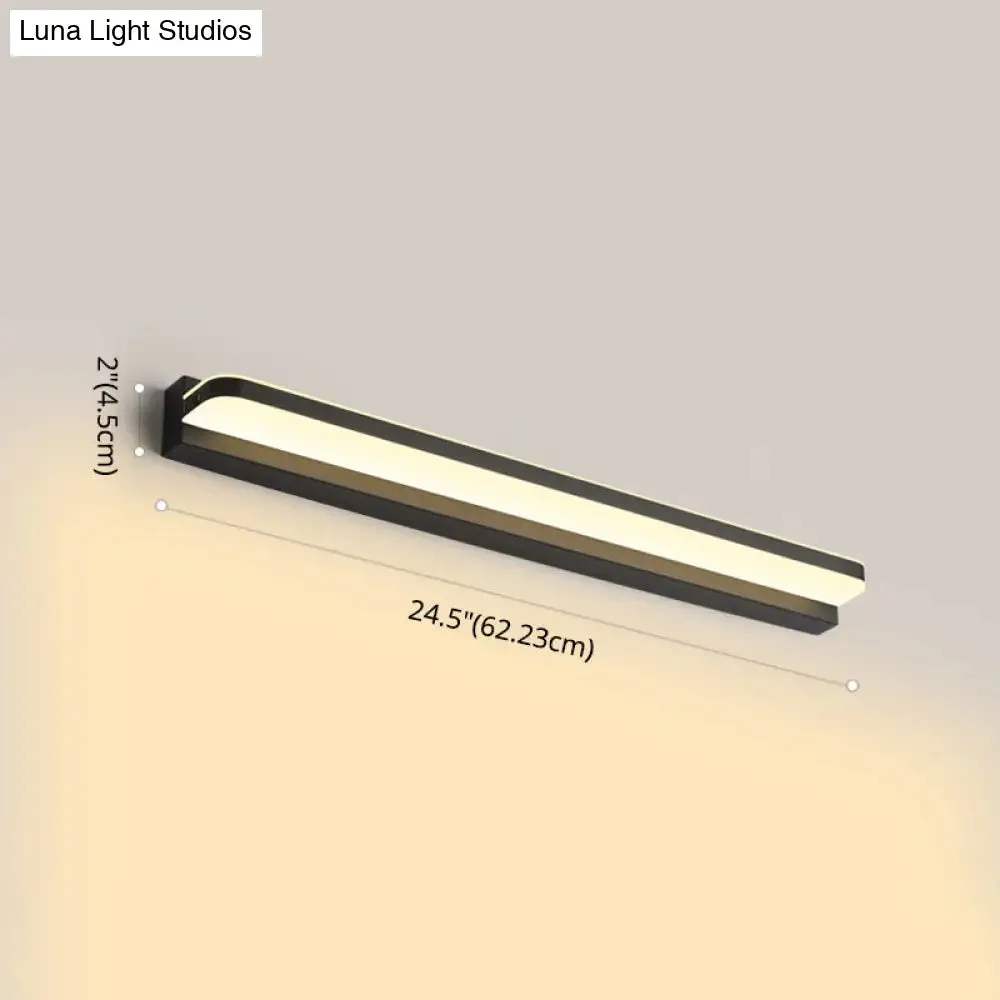 Modern Linear Vanity Wall Lamp – Stylish Bathroom Lighting Solution with Multiple Sight Options