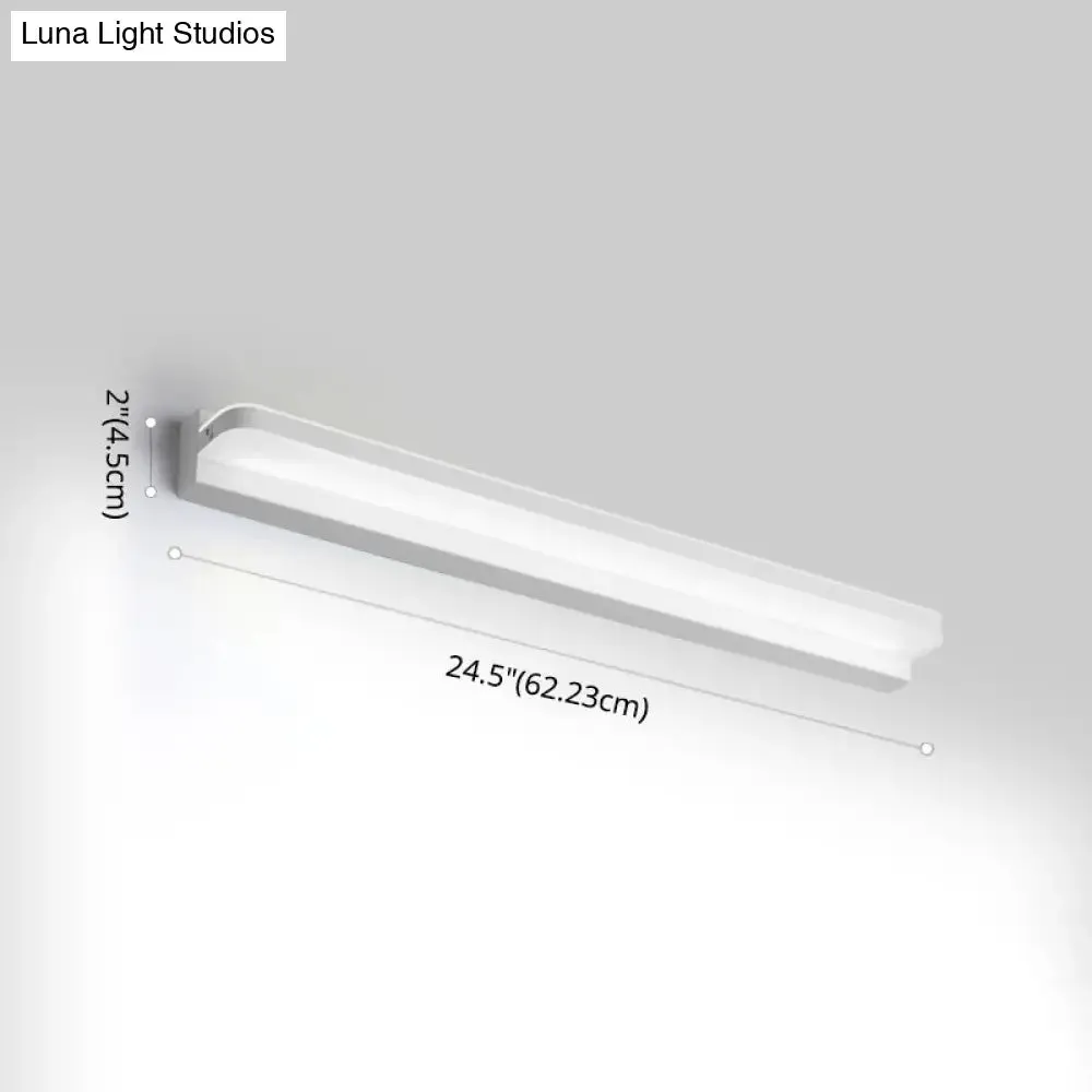 Modern Linear Vanity Wall Lamp – Stylish Bathroom Lighting Solution with Multiple Sight Options