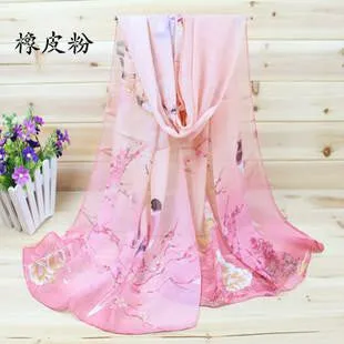 New 2016 Fashion Soft Thin Chiffon Silk Scarf Women Animal Bird printed Scarves Foulard Sjaal Cachecol Feminino