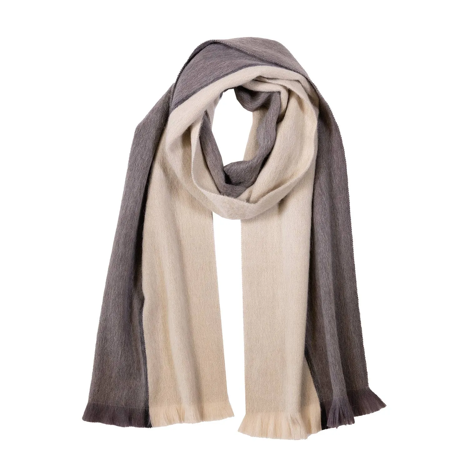 NEW! Alpaca Scarf - Suede