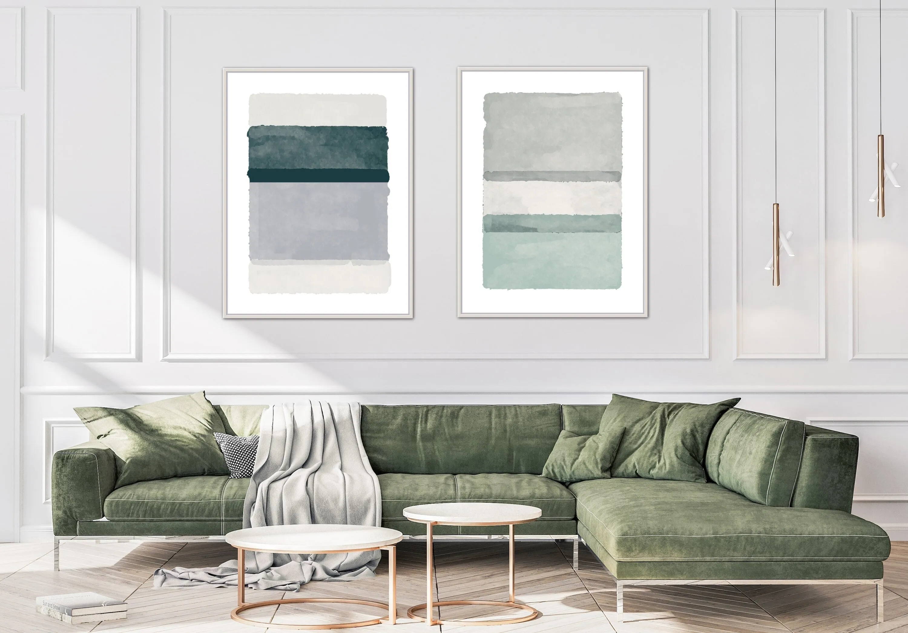 Pastel Green Abstract Art Prints Set Of 4 PRINTABLE ART, Coastal Decor, Minimal Abstract Wall Art, Neutral Art Prints, Abstract Boho Art Set, Sage Green Prints