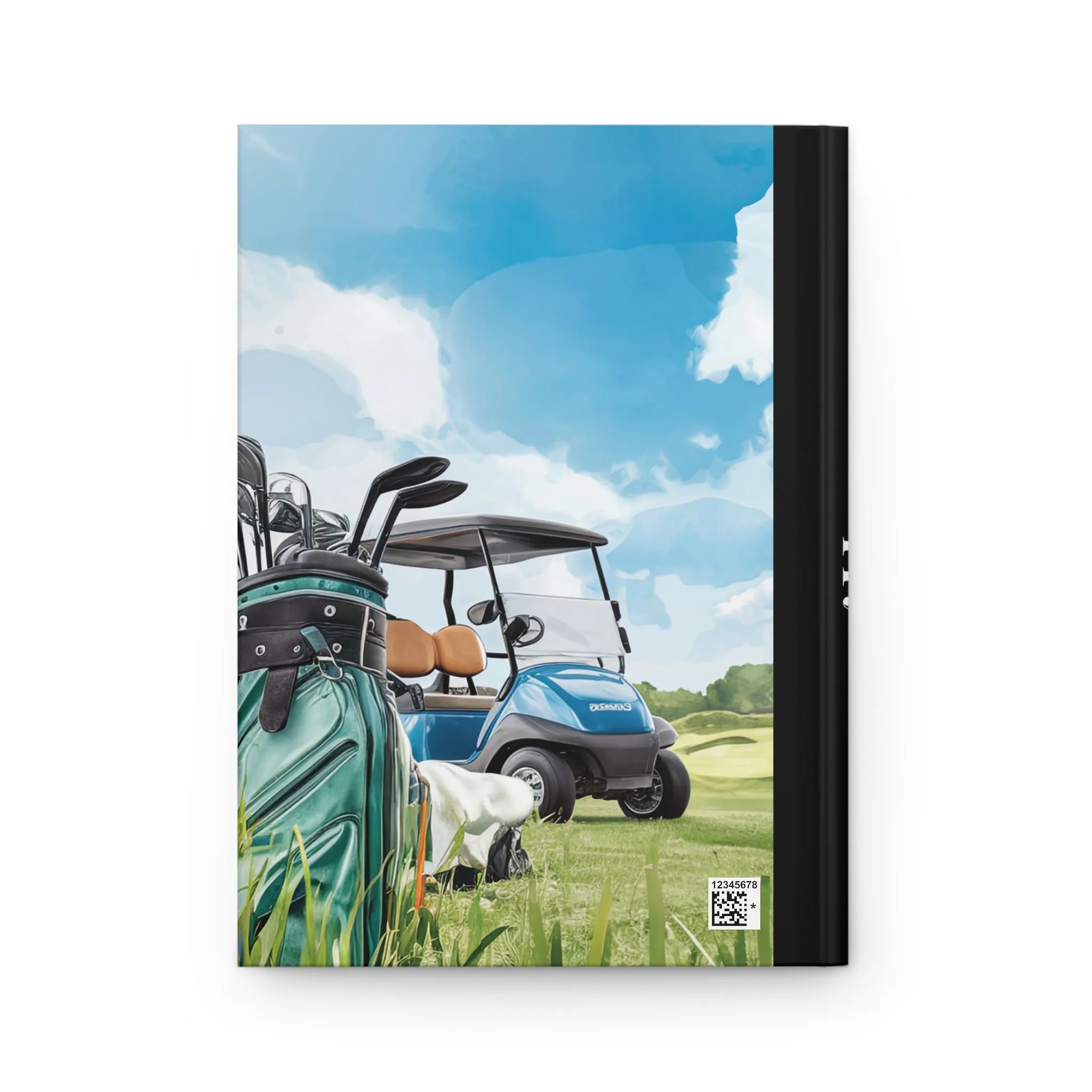 Personalised Hardcover Journal Matte, Golf, Poppy, awd-1682