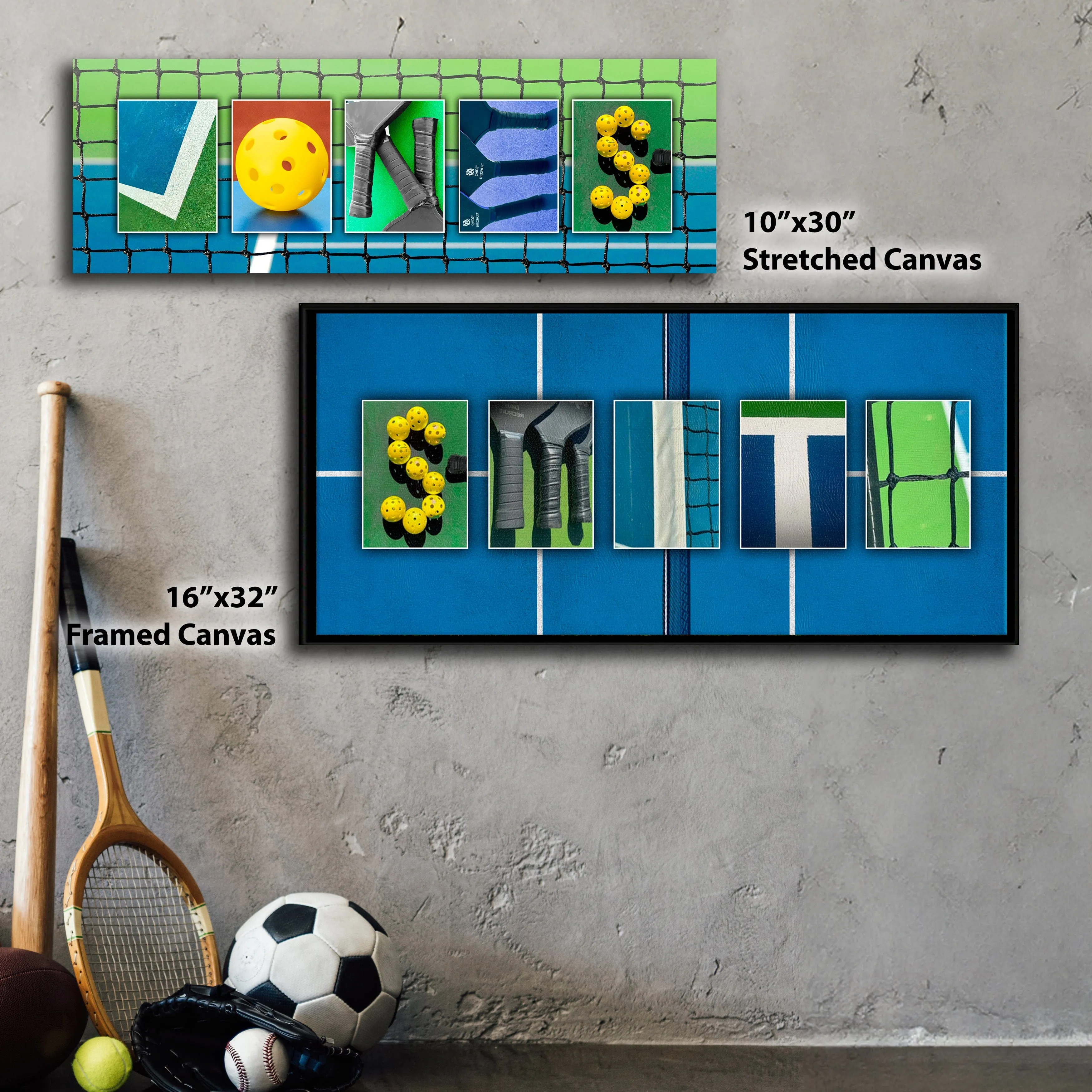 Pickleball Name Art Print