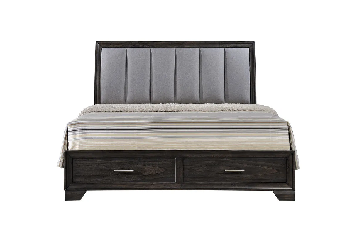 Picton King Size Bed Frame With Drawers