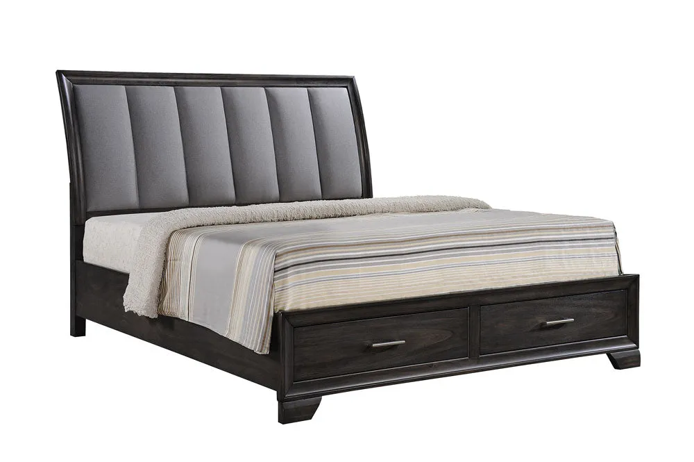 Picton King Size Bed Frame With Drawers