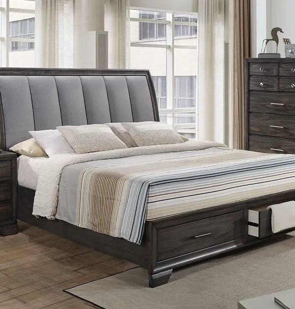 Picton King Size Bed Frame With Drawers