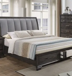 Picton Queen Size Bed Frame With Drawers