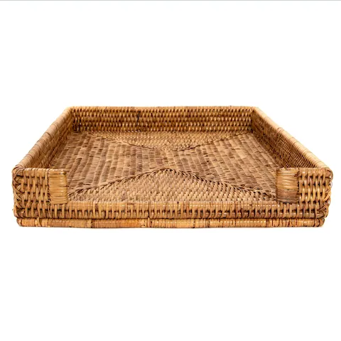 Rattan Office Paper Tray