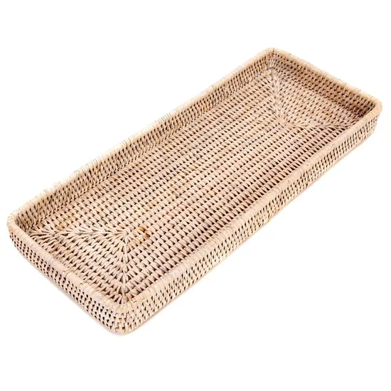 Rattan Rectangular Vanity Tray