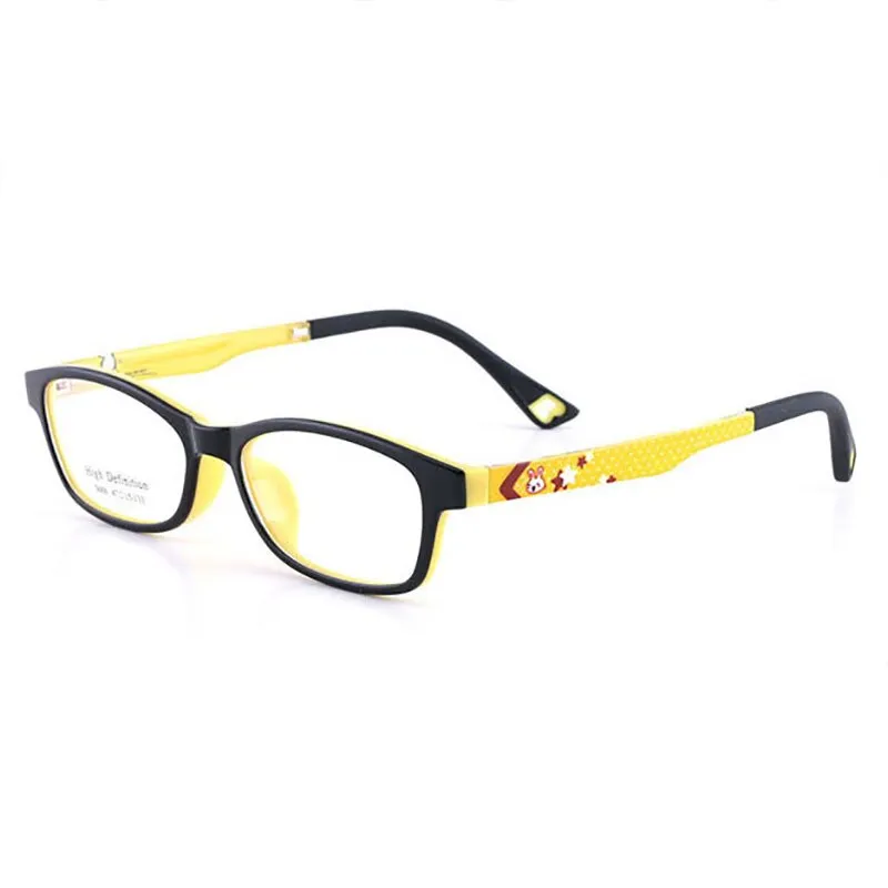 Reven Jate Unisex Children's Full Rim Square Tr 90 Silicone Eyeglasses 5688