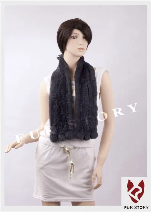 REX Rabbit Fur Scarf Wrap Cape Shawl Neck Warmer 9 Colors NEW Soft S/L FS050129