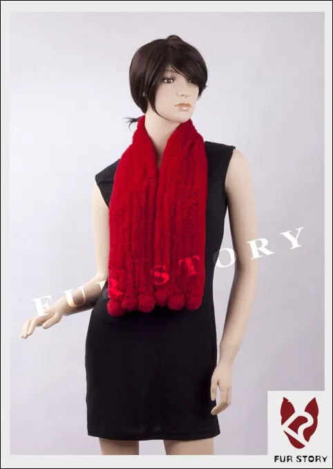 REX Rabbit Fur Scarf Wrap Cape Shawl Neck Warmer 9 Colors NEW Soft S/L FS050129