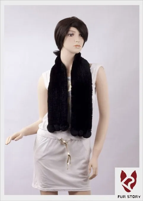 REX Rabbit Fur Scarf Wrap Cape Shawl Neck Warmer 9 Colors NEW Soft S/L FS050129