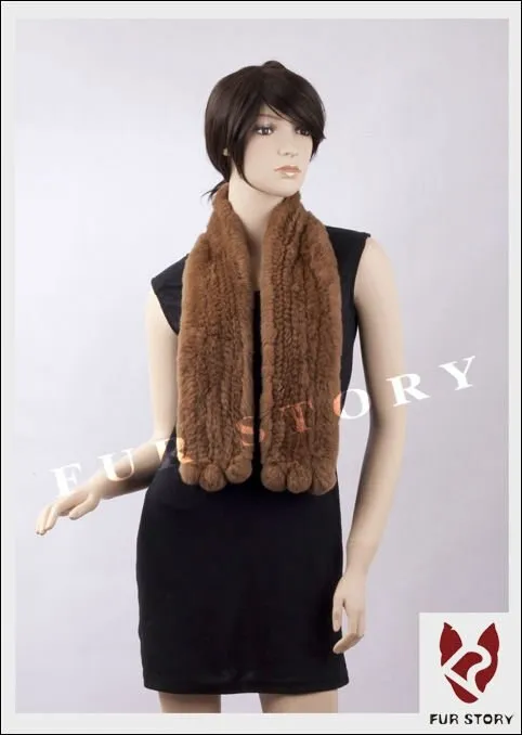 REX Rabbit Fur Scarf Wrap Cape Shawl Neck Warmer 9 Colors NEW Soft S/L FS050129