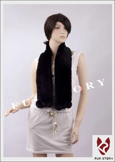 REX Rabbit Fur Scarf Wrap Cape Shawl Neck Warmer 9 Colors NEW Soft S/L FS050129