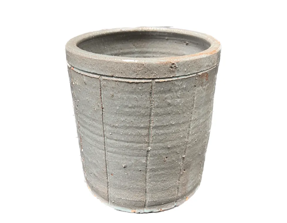 Rustic Blue Glazed Pot, Four Sizes