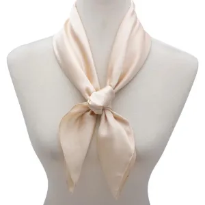 Satin Solid Neck Scarf