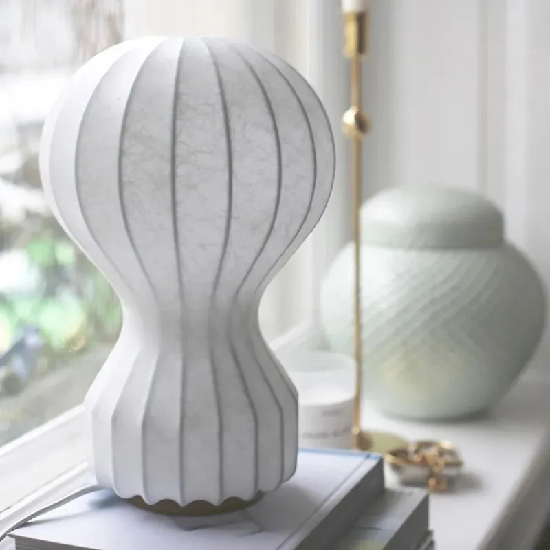 Silk Lantern Table Lamp