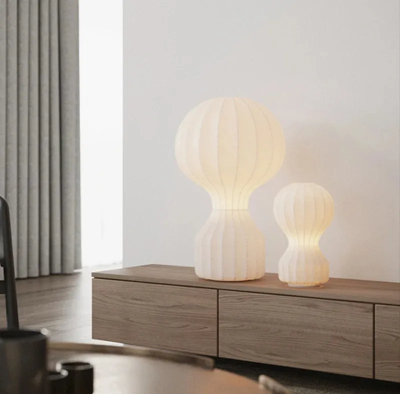 Silk Lantern Table Lamp