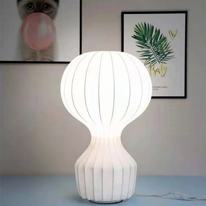 Silk Lantern Table Lamp