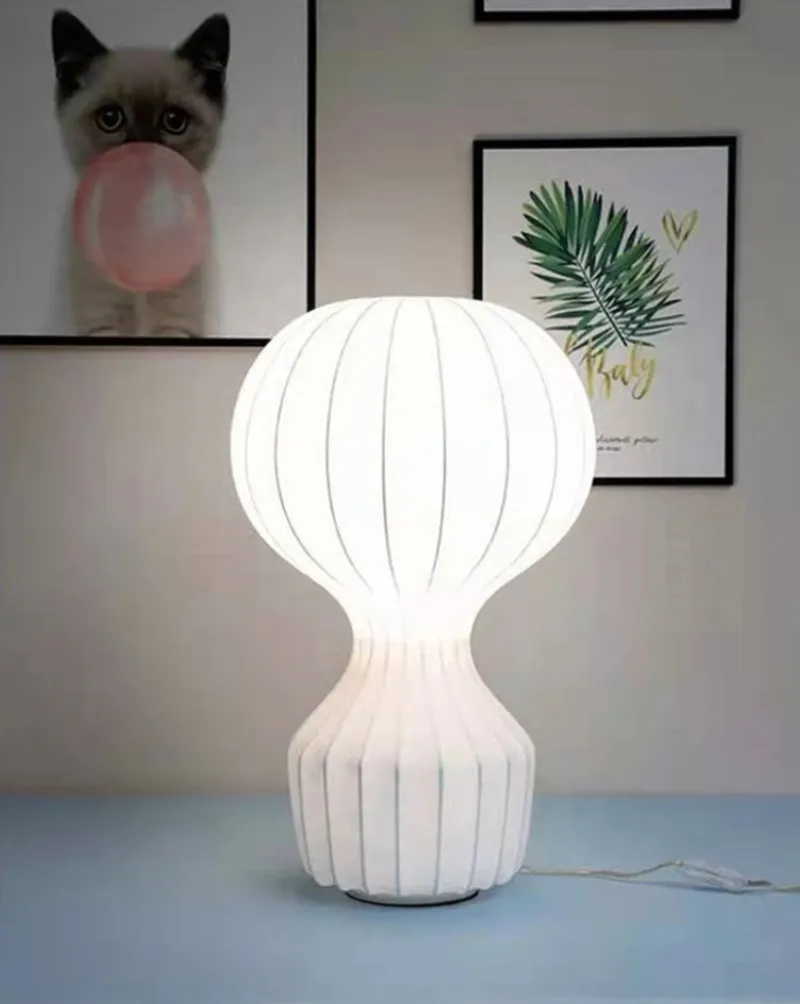 Silk Lantern Table Lamp