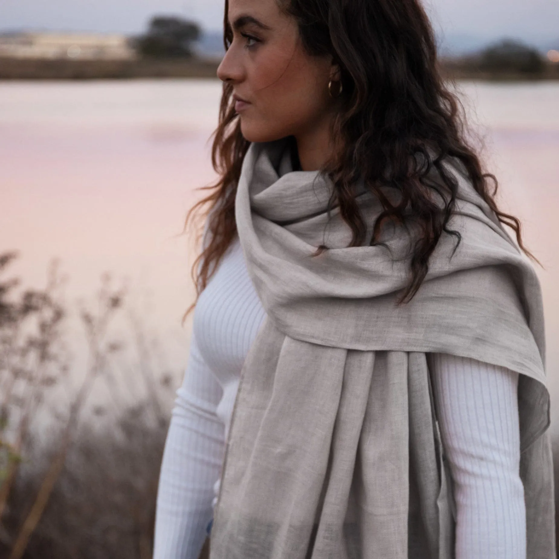 St. Barts Linen Scarf