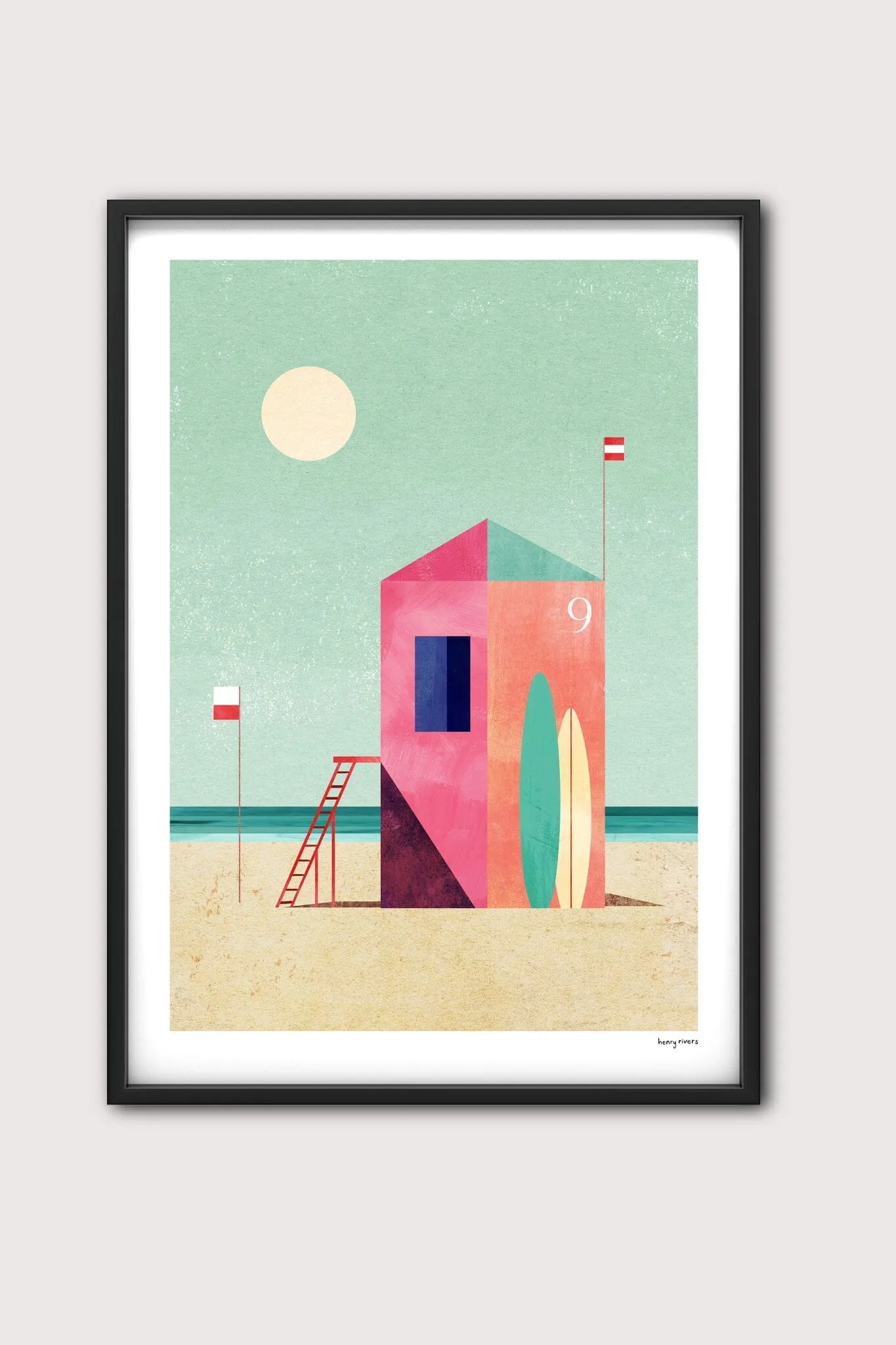 Surf Hut Fine Art Print