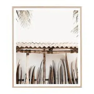 Surf Shelter | Framed Print