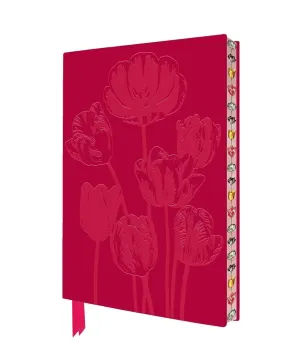 Temple Of Flora Tulips Artisan Art Ruled A5 Journal (HB)