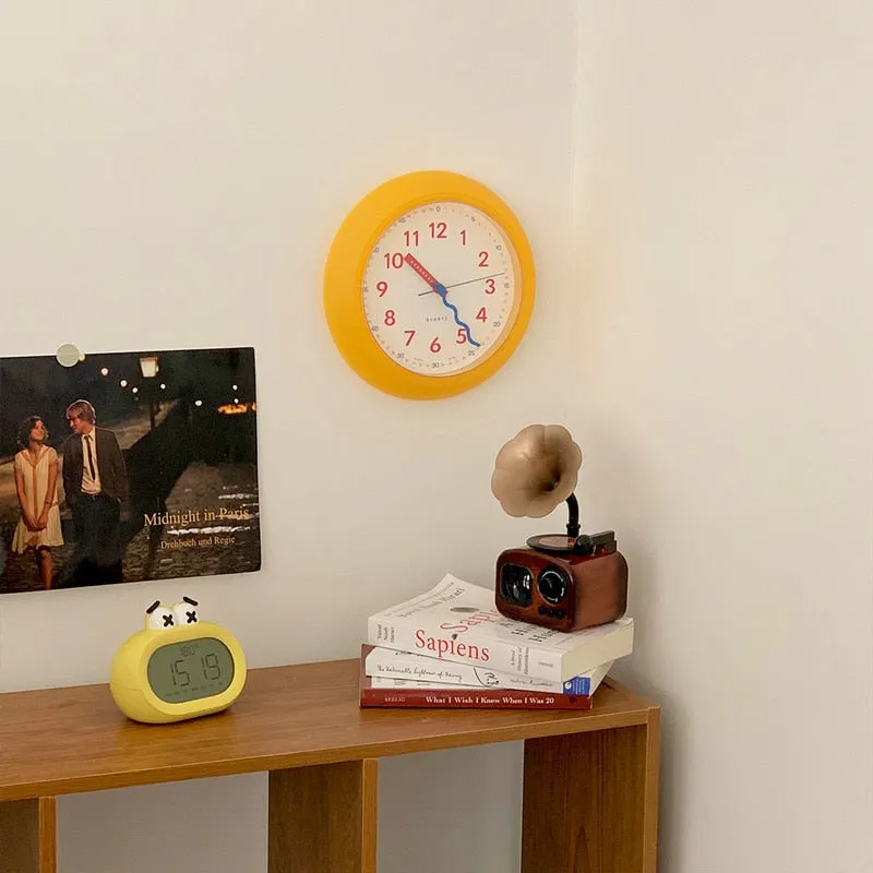 Time Flies Retro Wall Clock