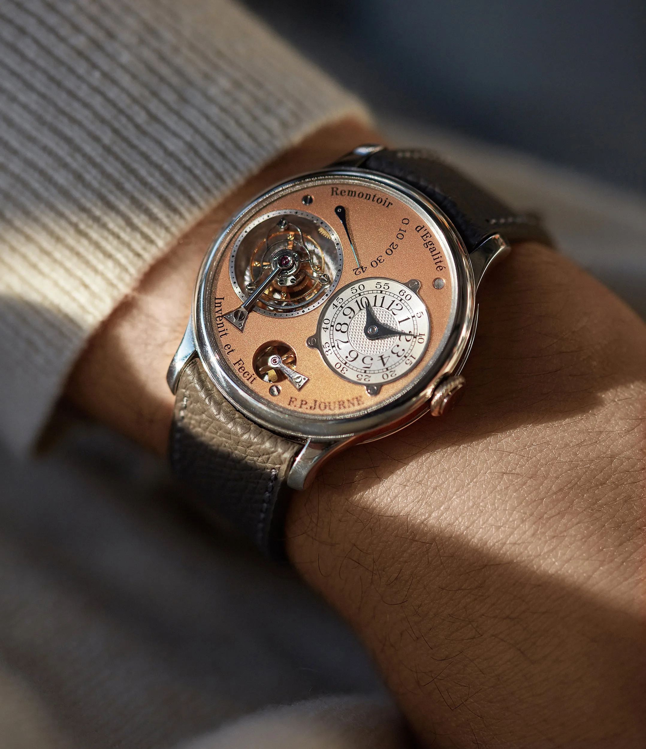 Tourbillon Souverain | 3rd Generation | Brass Movement | Platinum