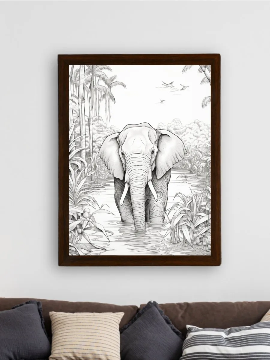 Unwind with Nature's Rhythm: Sowpeace Handcrafted Prints – Premium Indian-Inspired Canvas Art for Elegant Home Decor