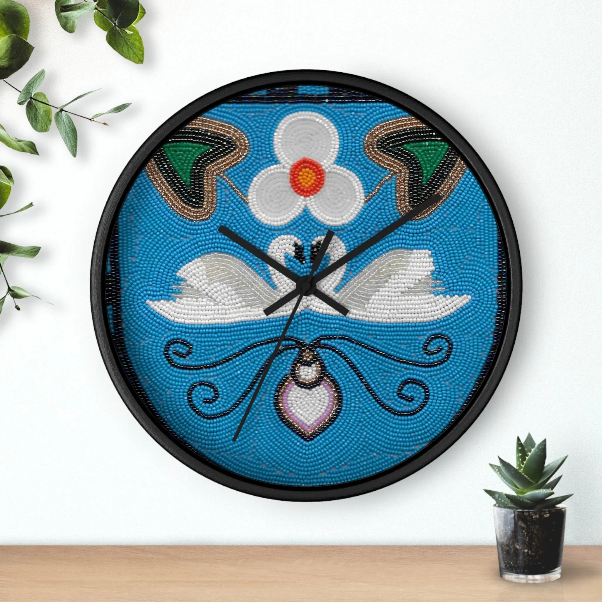 Wapato and Swans Wall Clock