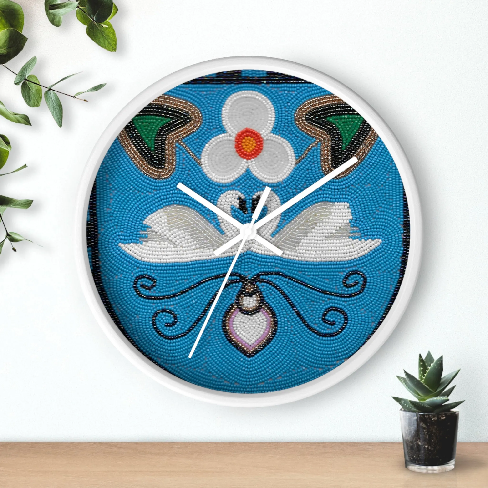 Wapato and Swans Wall Clock