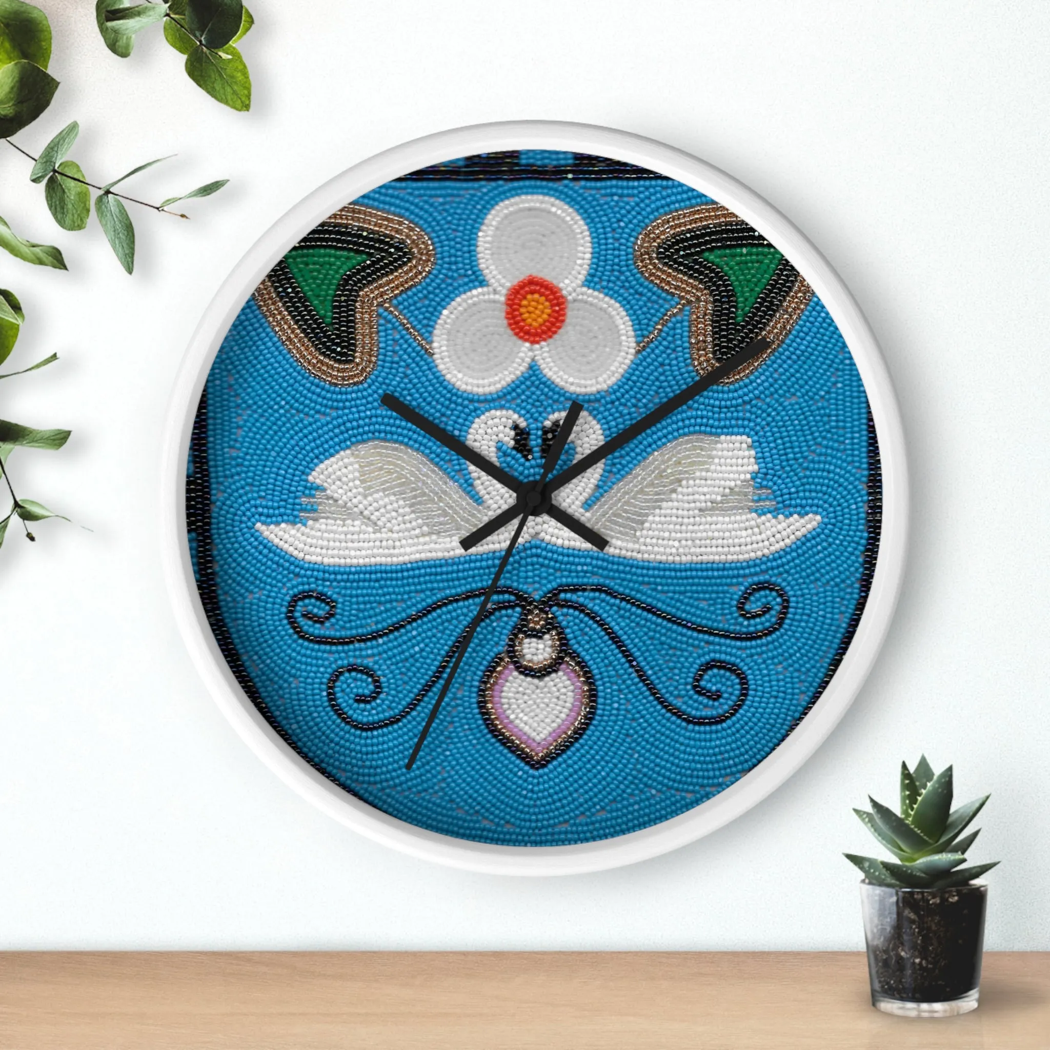 Wapato and Swans Wall Clock