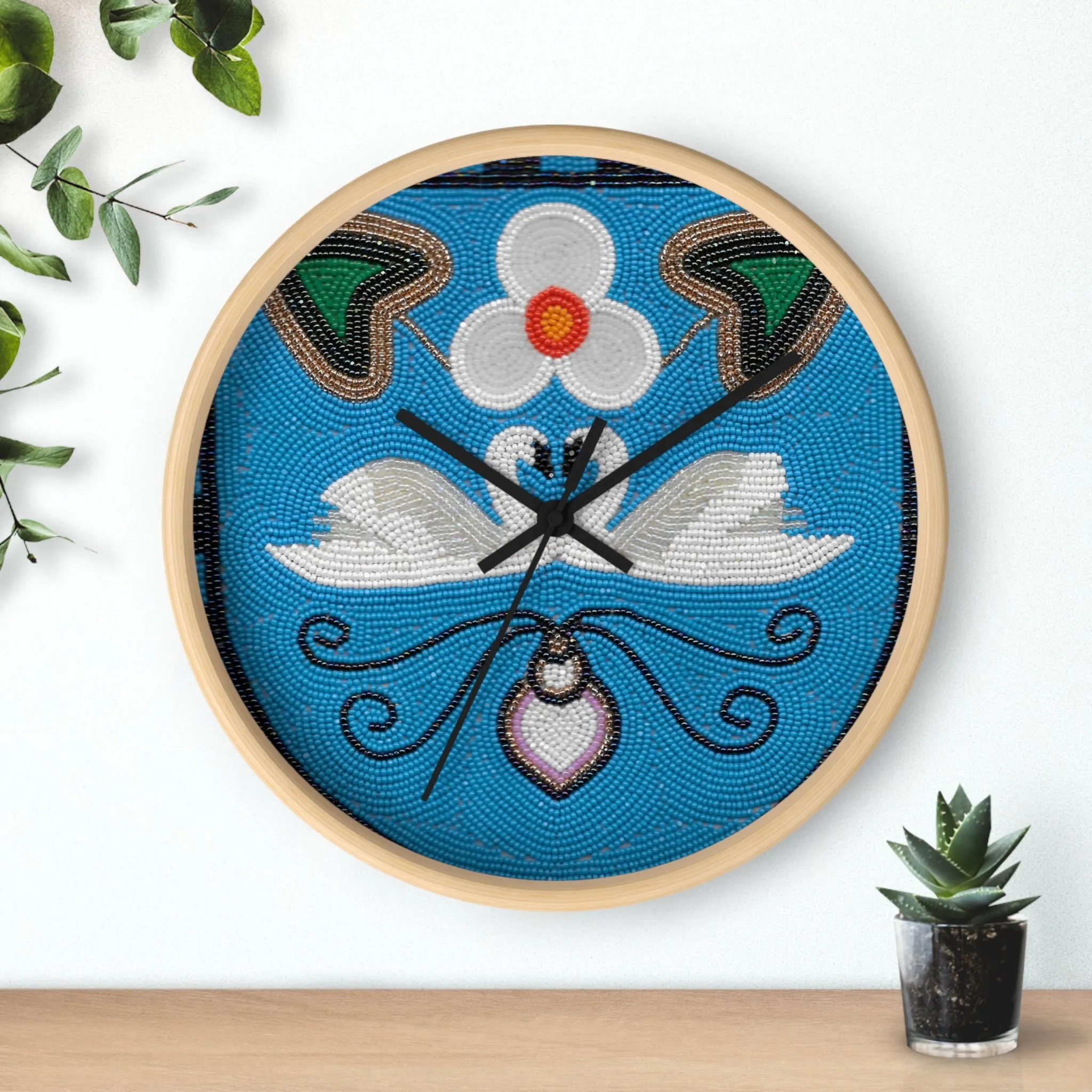 Wapato and Swans Wall Clock