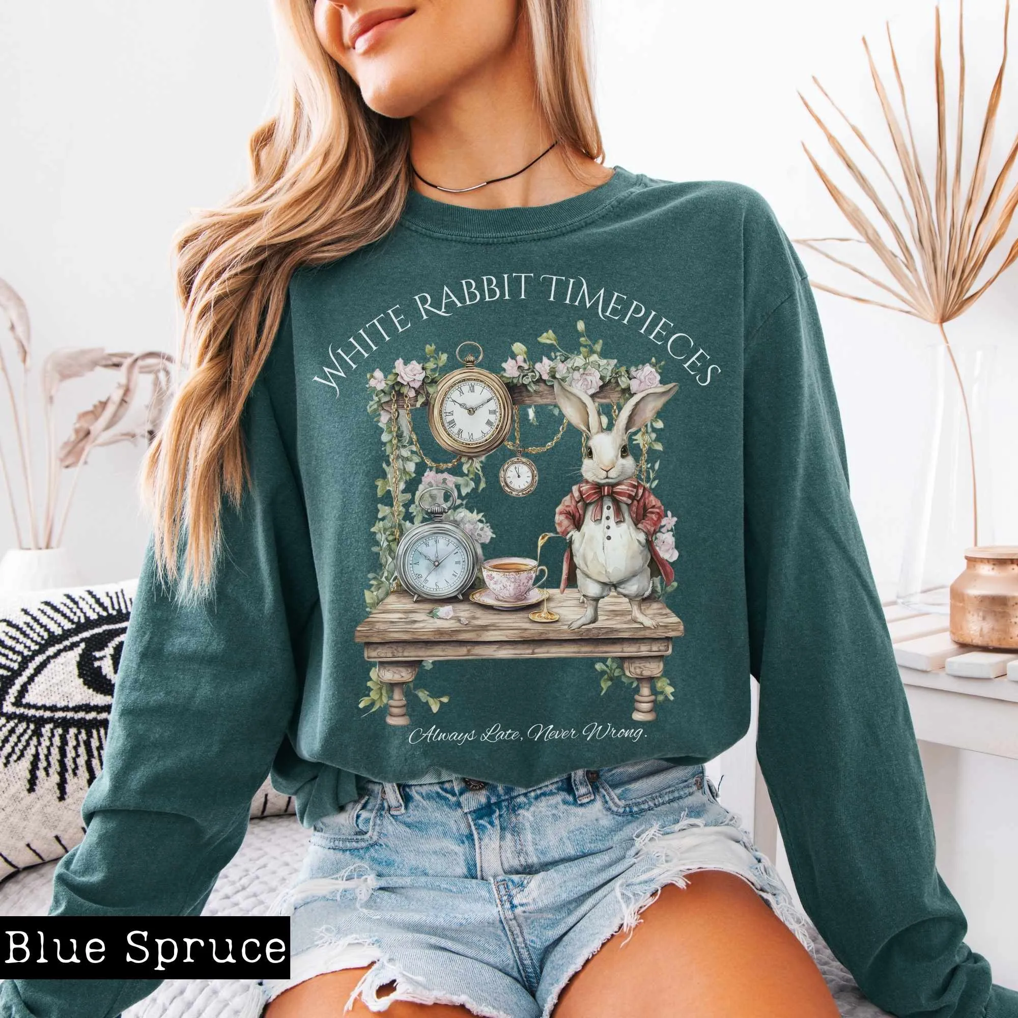 White Rabbit Timepieces Long Sleeved Shirt