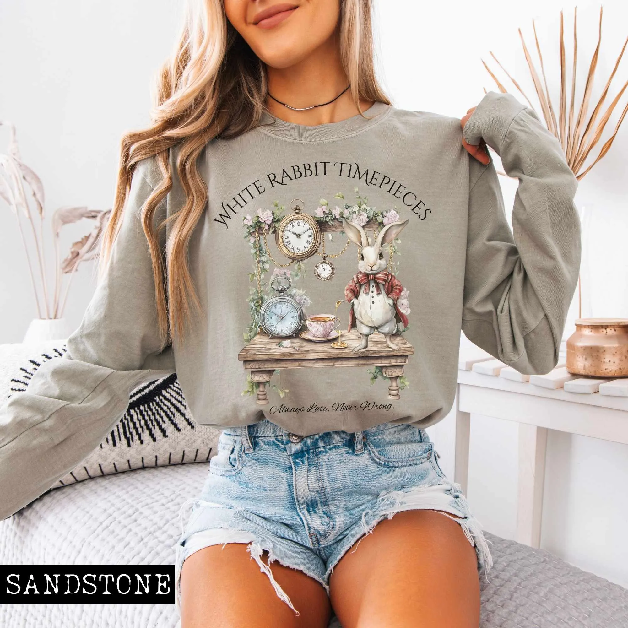 White Rabbit Timepieces Long Sleeved Shirt