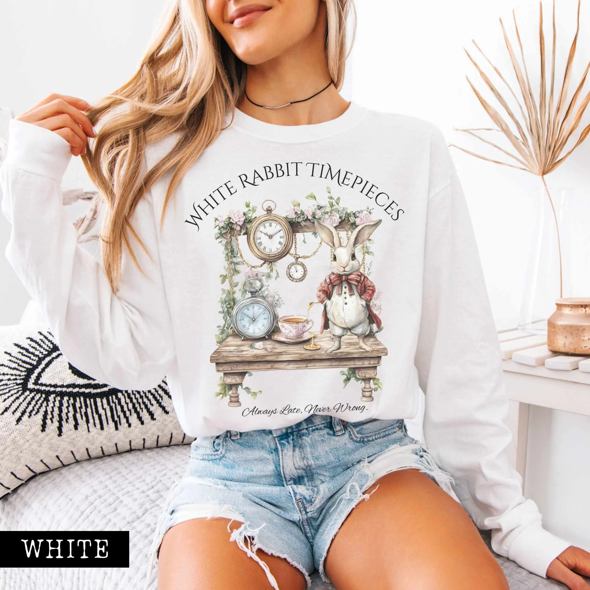 White Rabbit Timepieces Long Sleeved Shirt