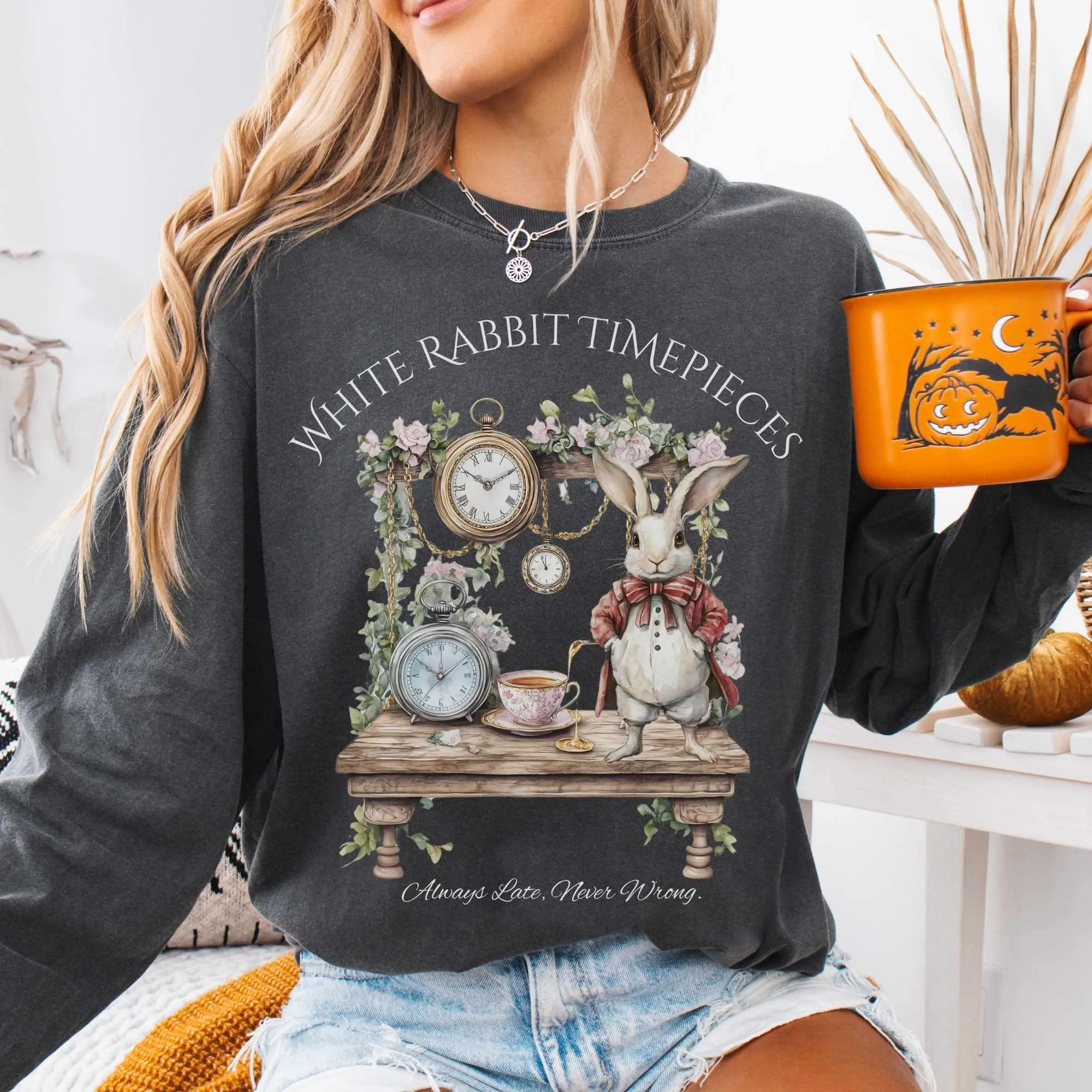 White Rabbit Timepieces Long Sleeved Shirt