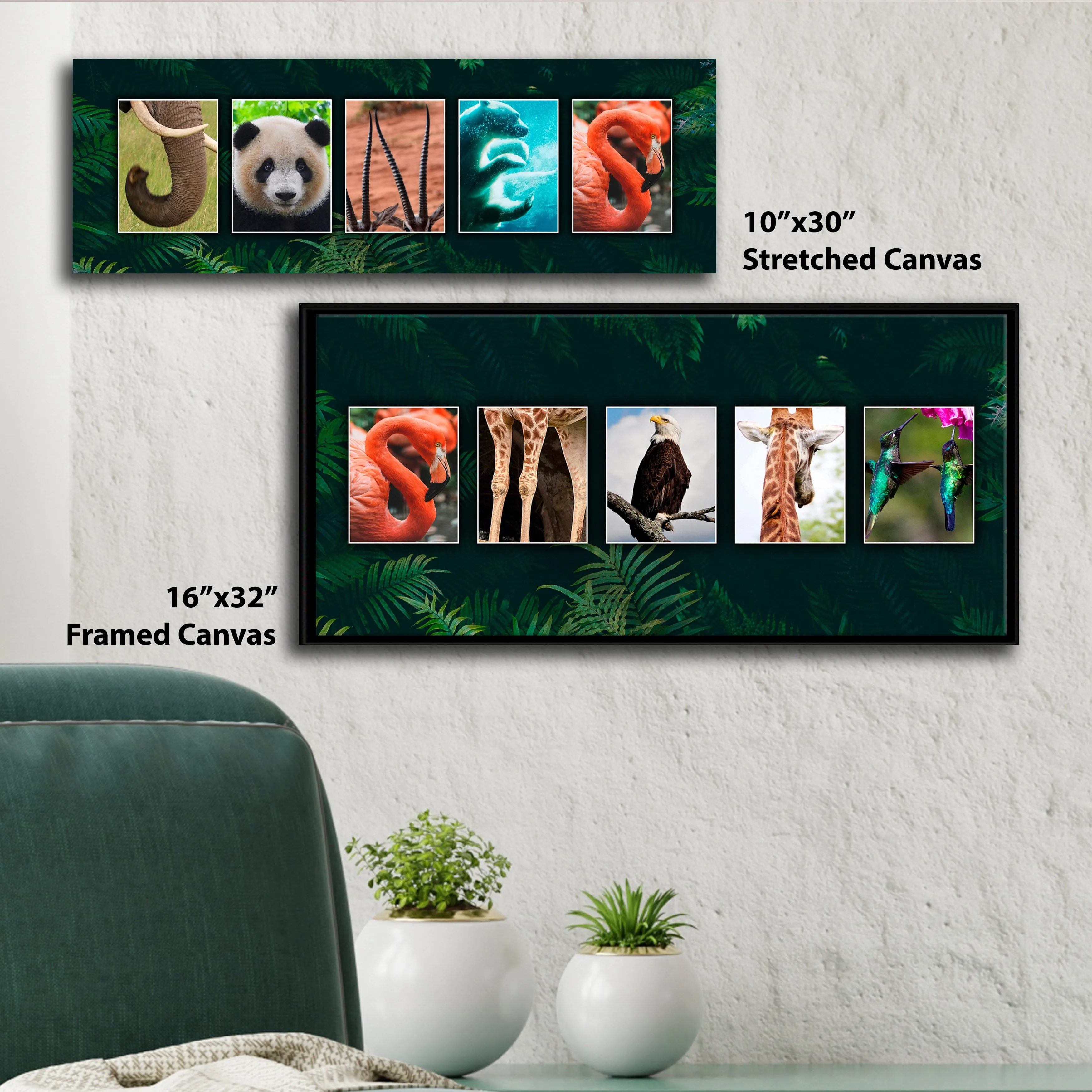 Zoo Animal Name Art Print